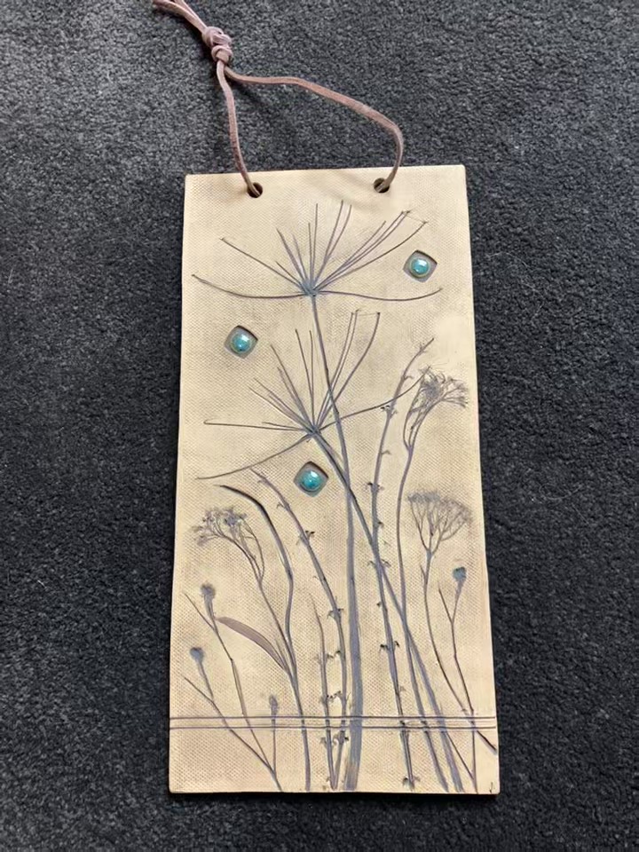 ceramic wall slab with floral design ceramic wall slab with floral design