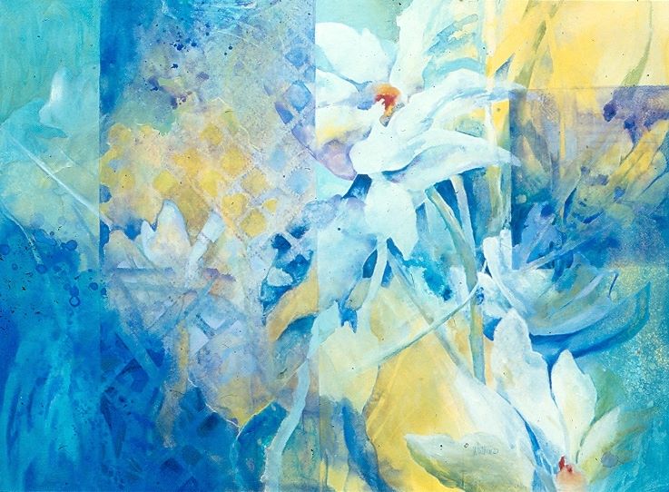 Watercolor painting, Outside looking In, by Jerre Watkins