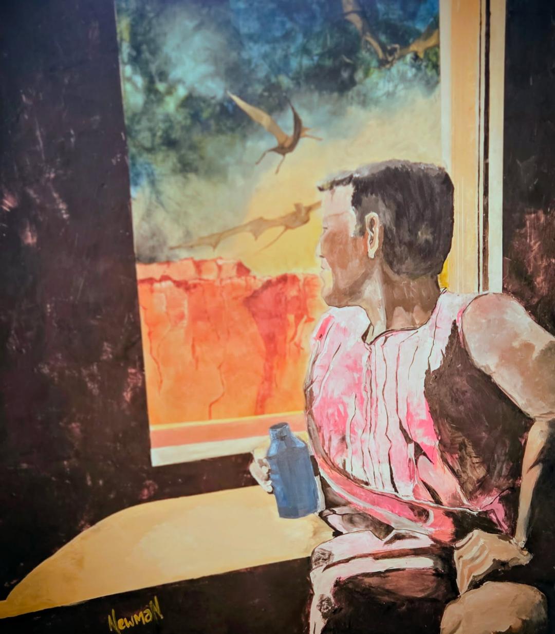 Oil painting by Newman Jackson at Gallery Eleven in Charleston WV