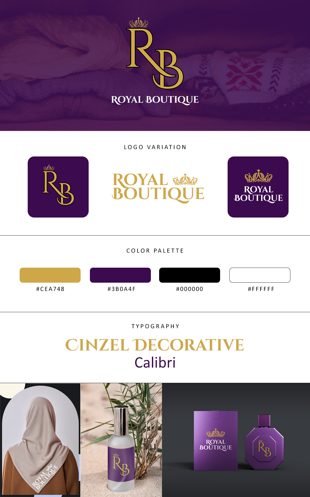 Royal Boutique Brand Kit