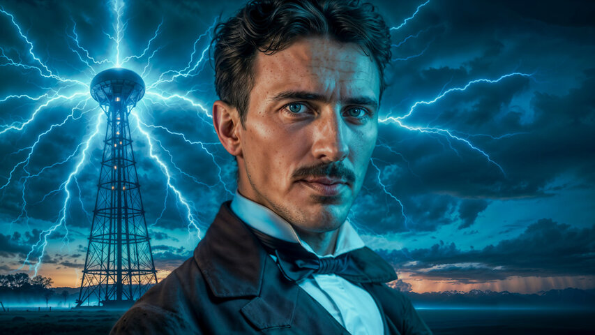 Nikola Tesla symbolizing the power of 3, 6 & 9. Nikola Tesla symbolizing the power of 3, 6 & 9.