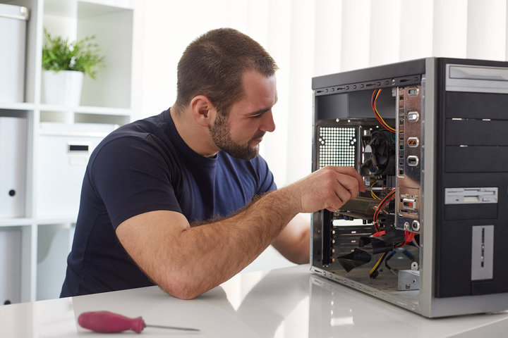 Man repairing a computer system, symbolizing the process of rewiring the autistic mind by removing faulty emotional programming and installing a new cognitive framework. Man repairing a computer system, symbolizing the process of rewiring the autistic mind by removing faulty emotional programming and installing a new cognitive framework.