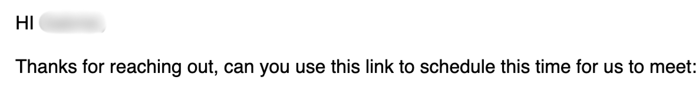 Real reply screenshot from cold outreach campaign