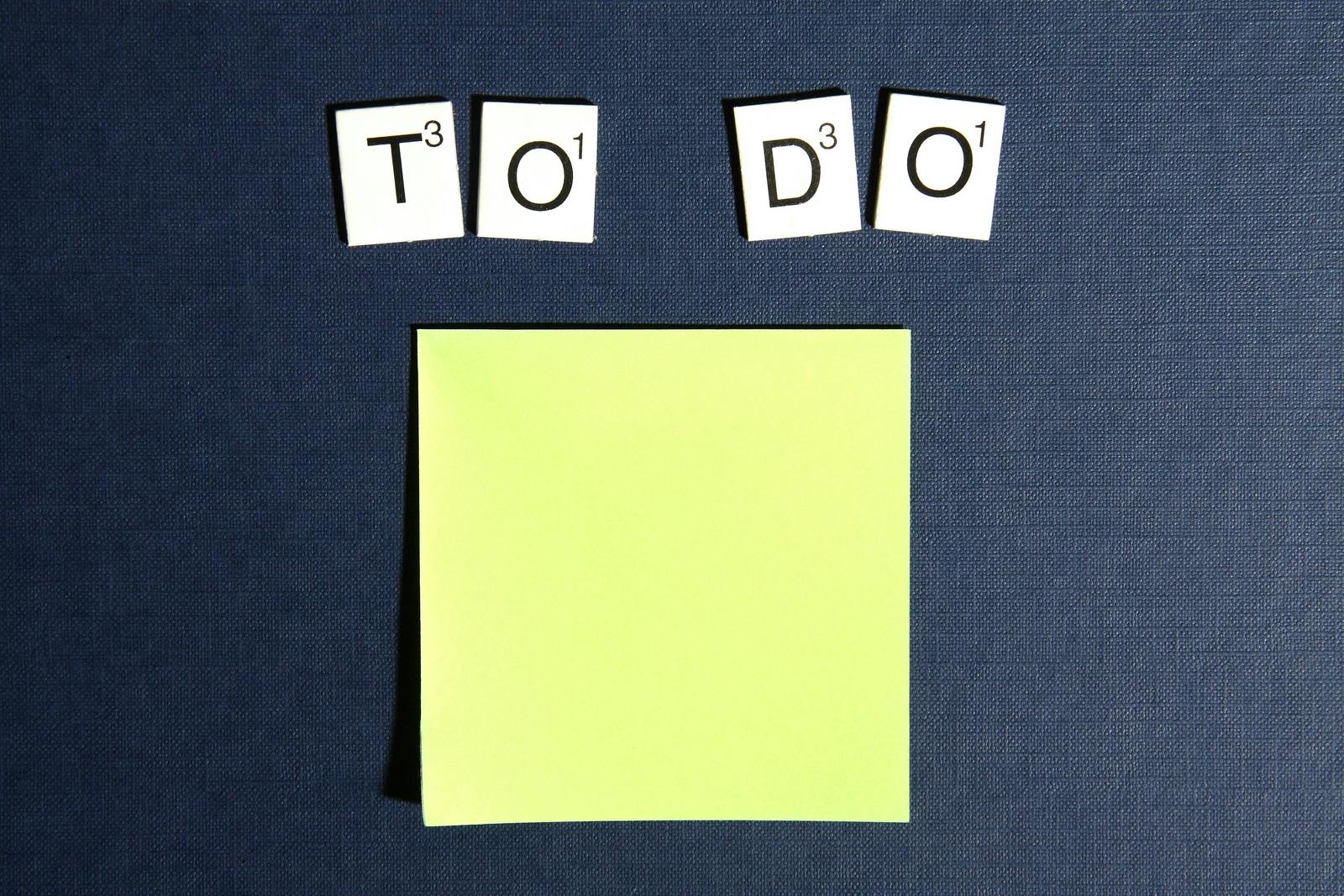 To Do Post-It To Do Post-It