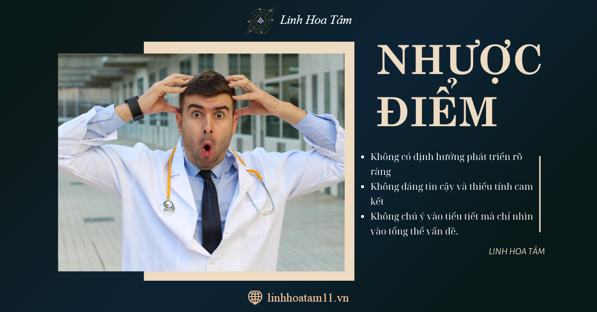 Nhược điểm con số chủ đạo 5