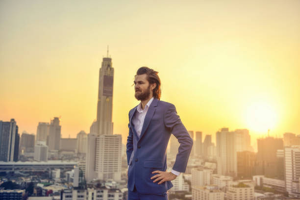 Successful insurance agents achieving financial independence.