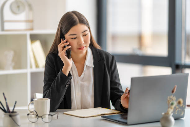 Part-Time Insurance Agent multitasking and working remotely.