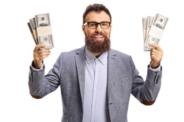 Image of a person holding money