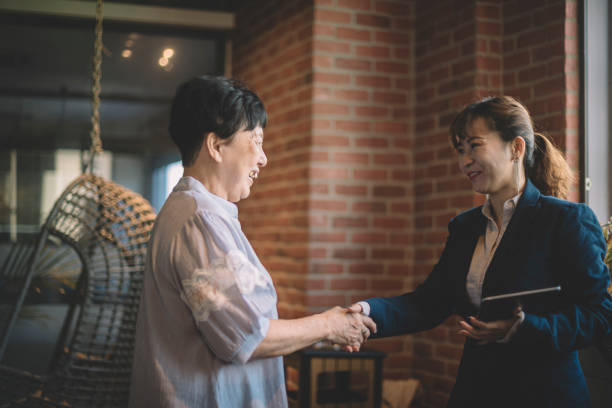 health insurance agent communicating with a customer