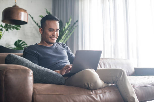 Work from home insurance agent job illustration