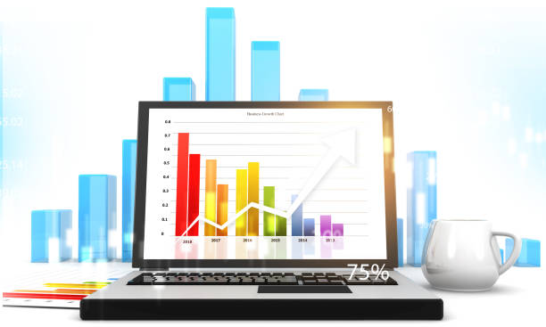 Marketing dashboard illustrating online visibility.