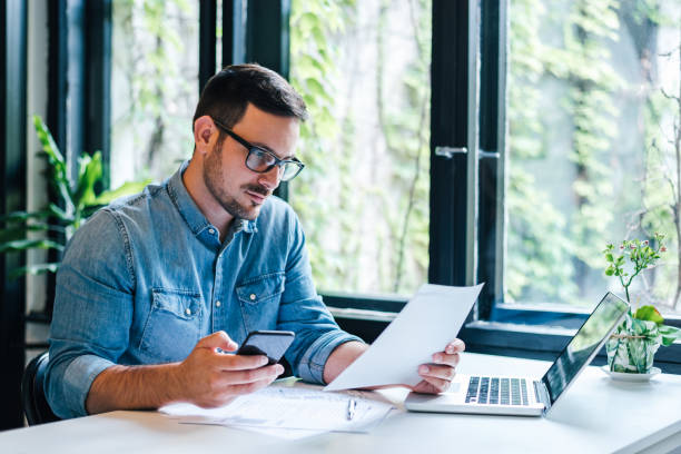 insurance agent working from home