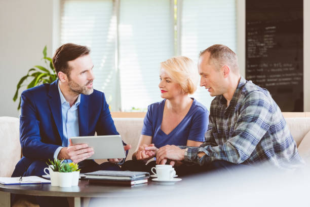  Image of two people discussing life insurance