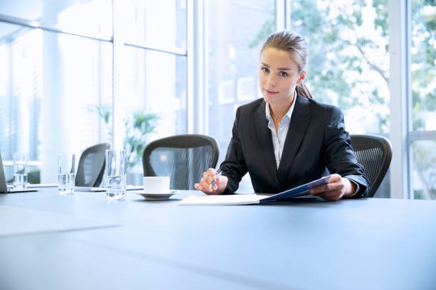 Prepared insurance candidate at a desk