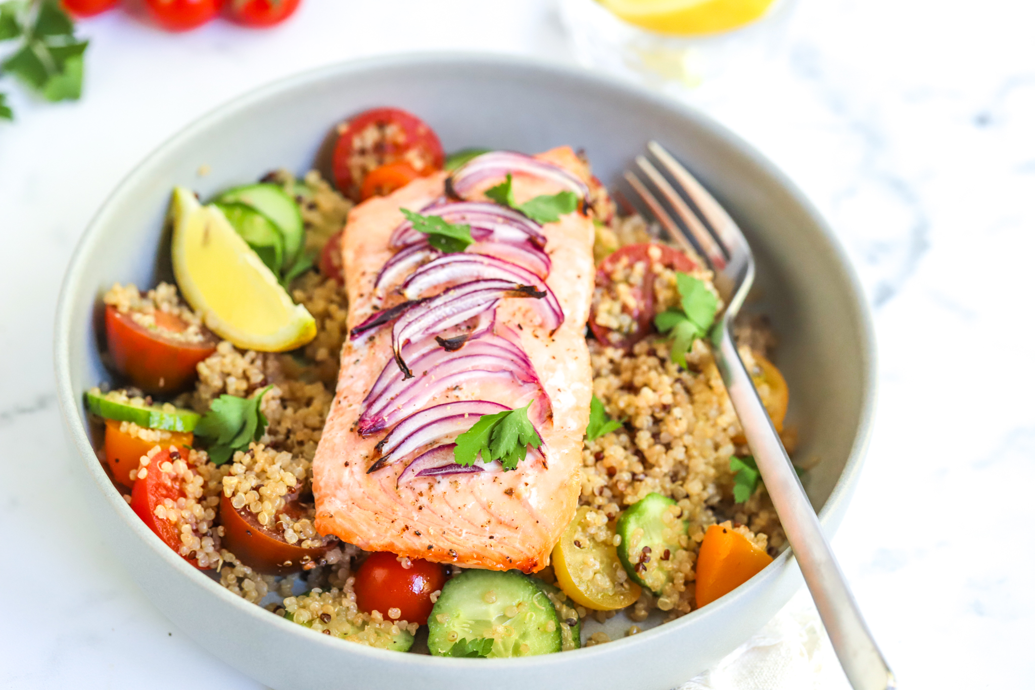 Roasted Salmon Salad