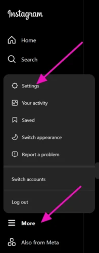 Instagram Switch to Professional Instagram Switch to Professional