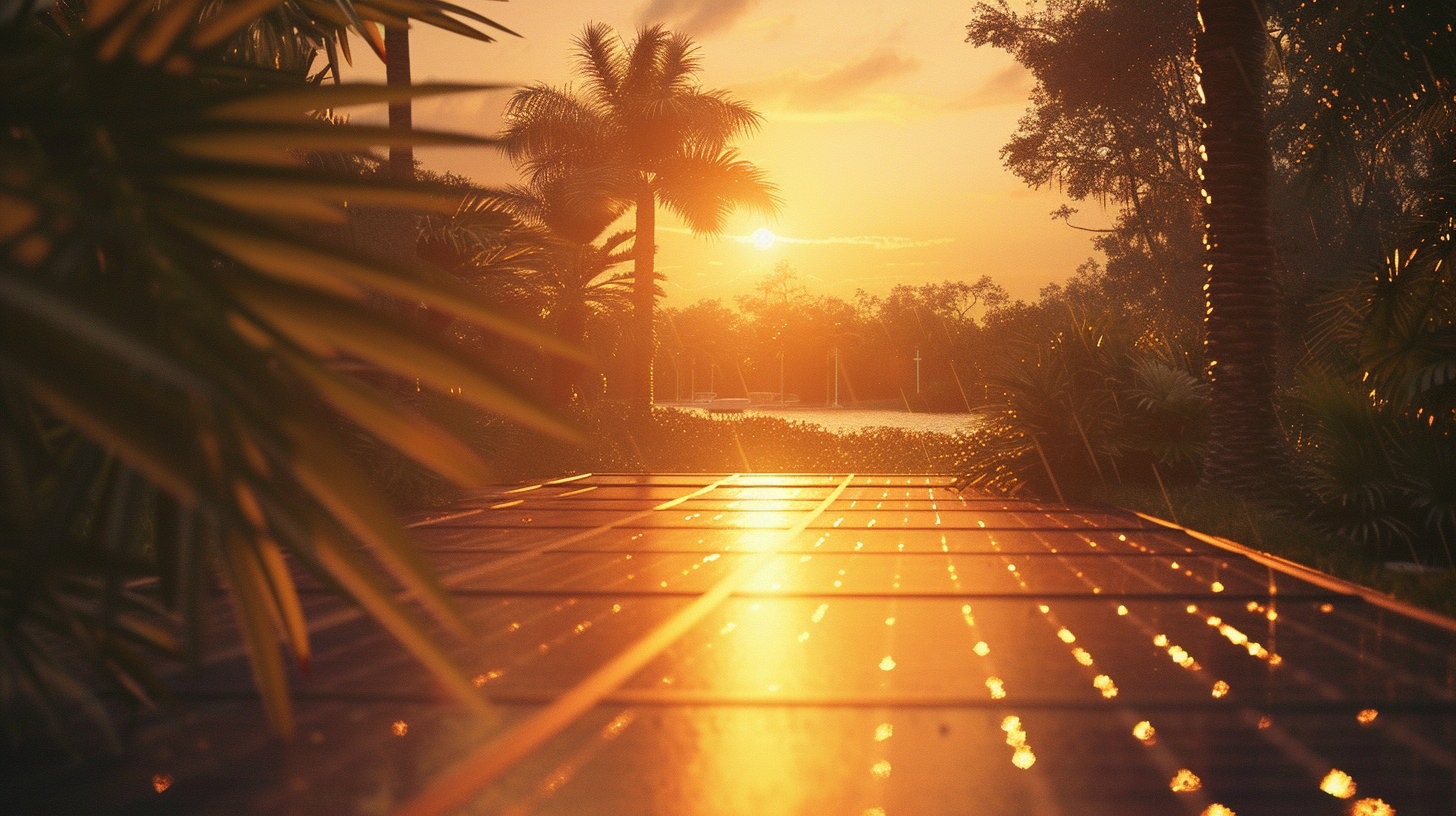 A sprawling solar panel array energizing cryptocurrency mining operations, emblematic of the environmentally conscious path toward blockchain technology's future. A sprawling solar panel array energizing cryptocurrency mining operations, emblematic of the environmentally conscious path toward blockchain technology's future.