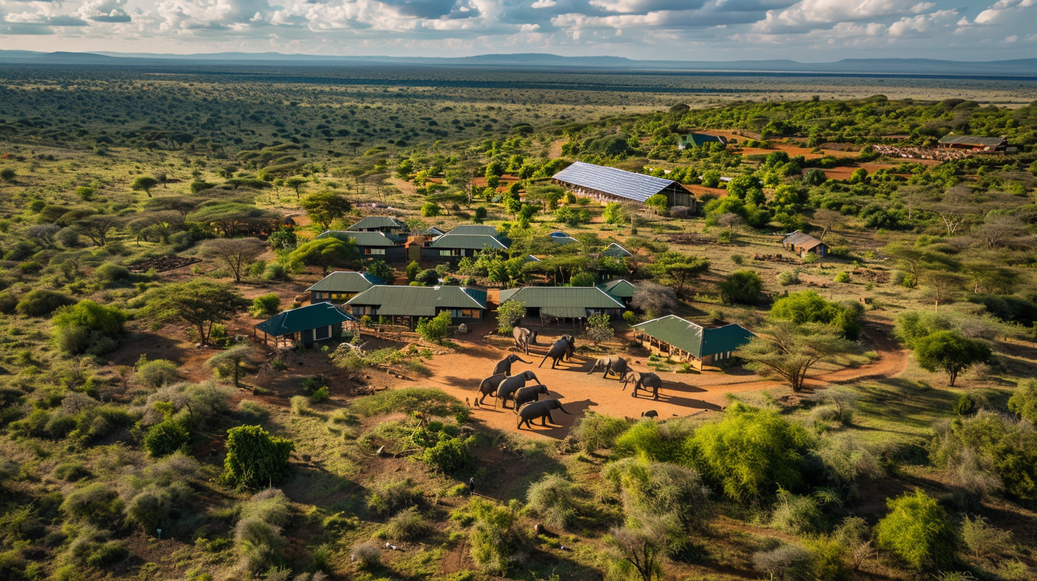 The solar power installation by GivePower at Reteti, providing sustainable energy to support conservation efforts. The solar power installation by GivePower at Reteti, providing sustainable energy to support conservation efforts.