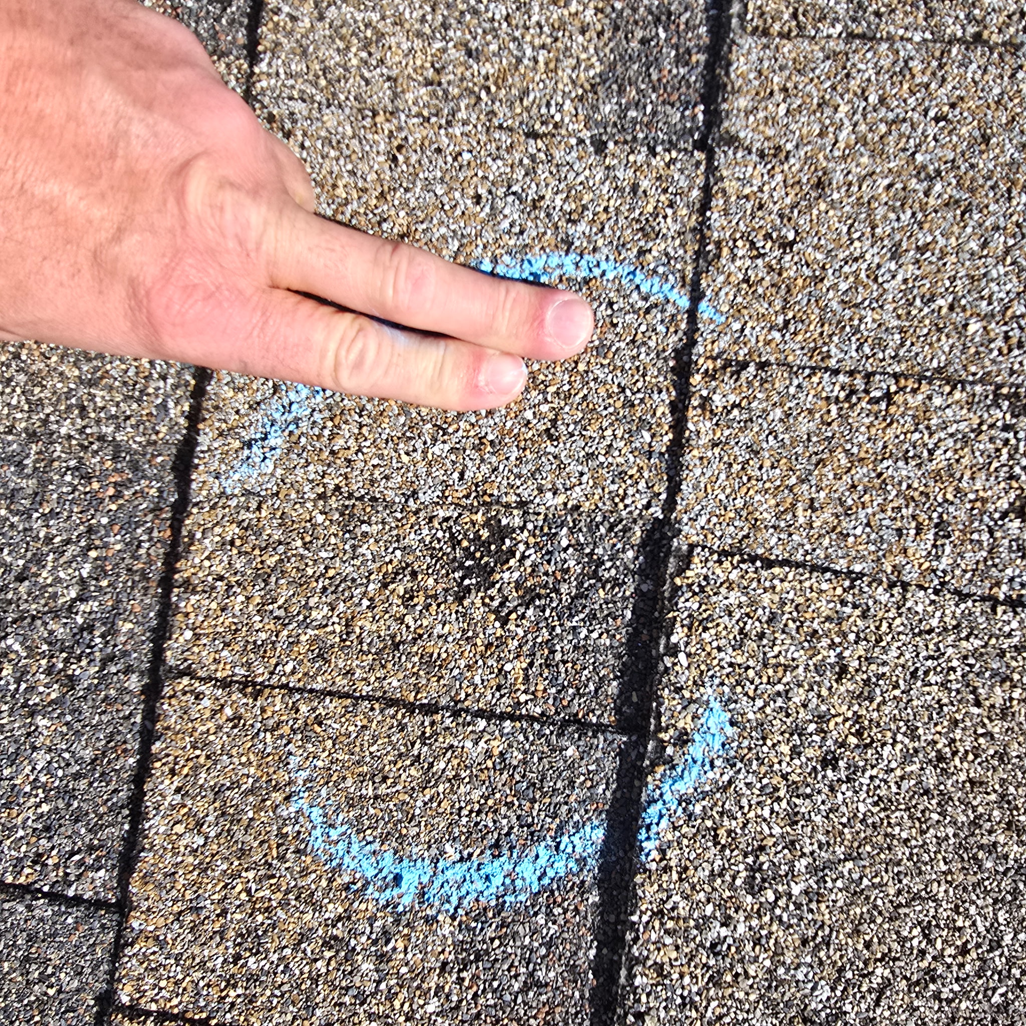 Storm damage roof repair