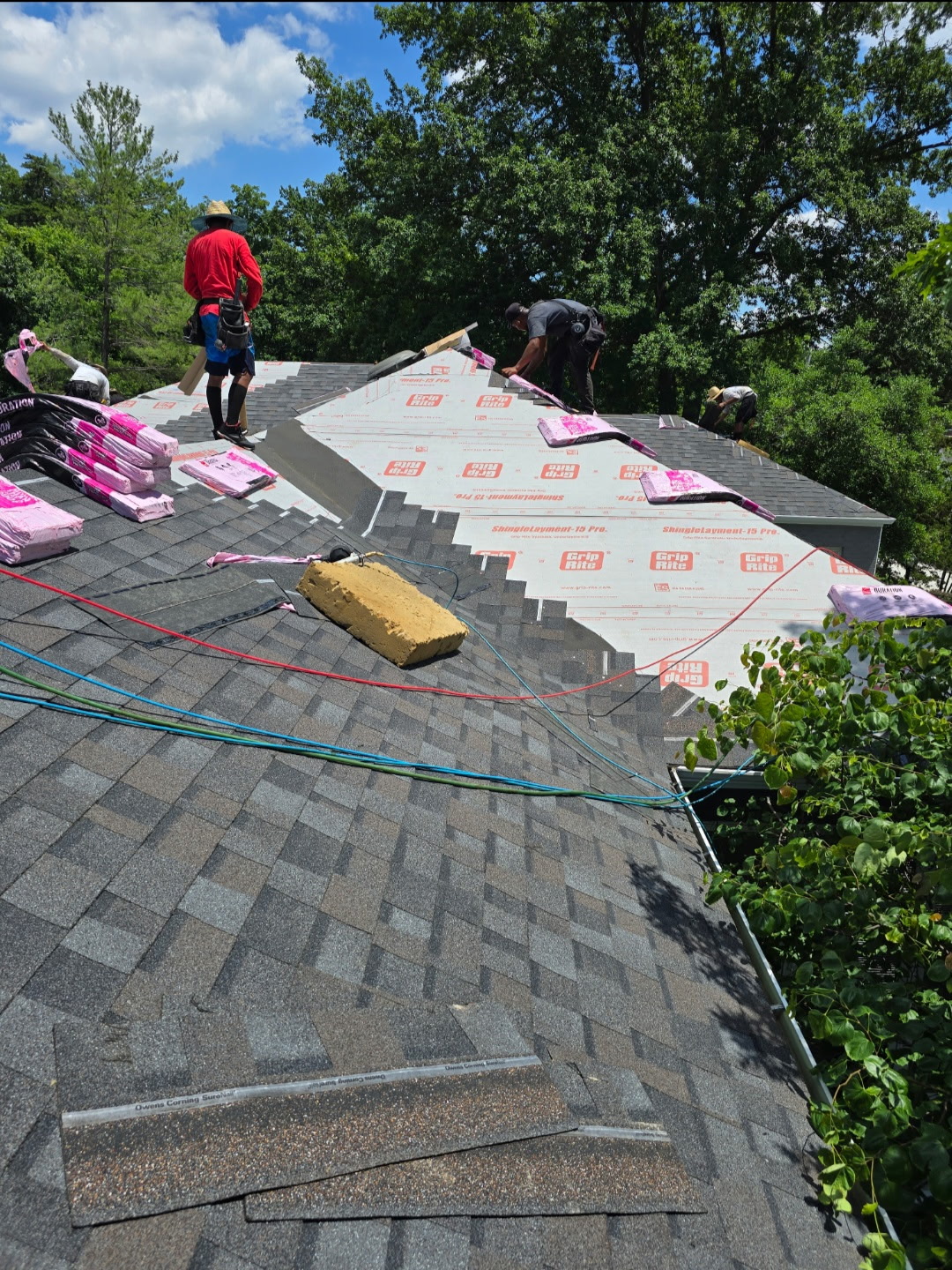 High-quality roof replacement completed by JBS Roofers in Sedgwick County Kansas showing beautiful finished results