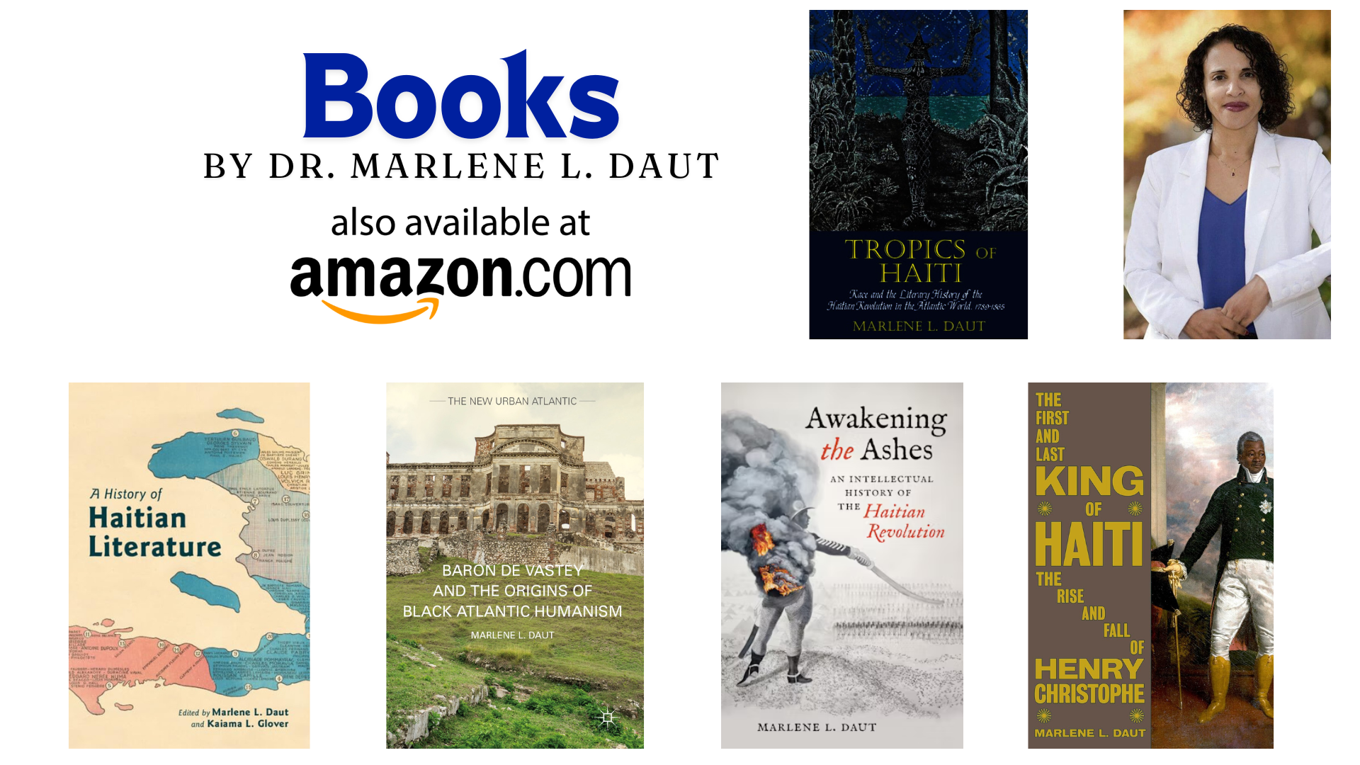 Dr. Marlene Daut's Books