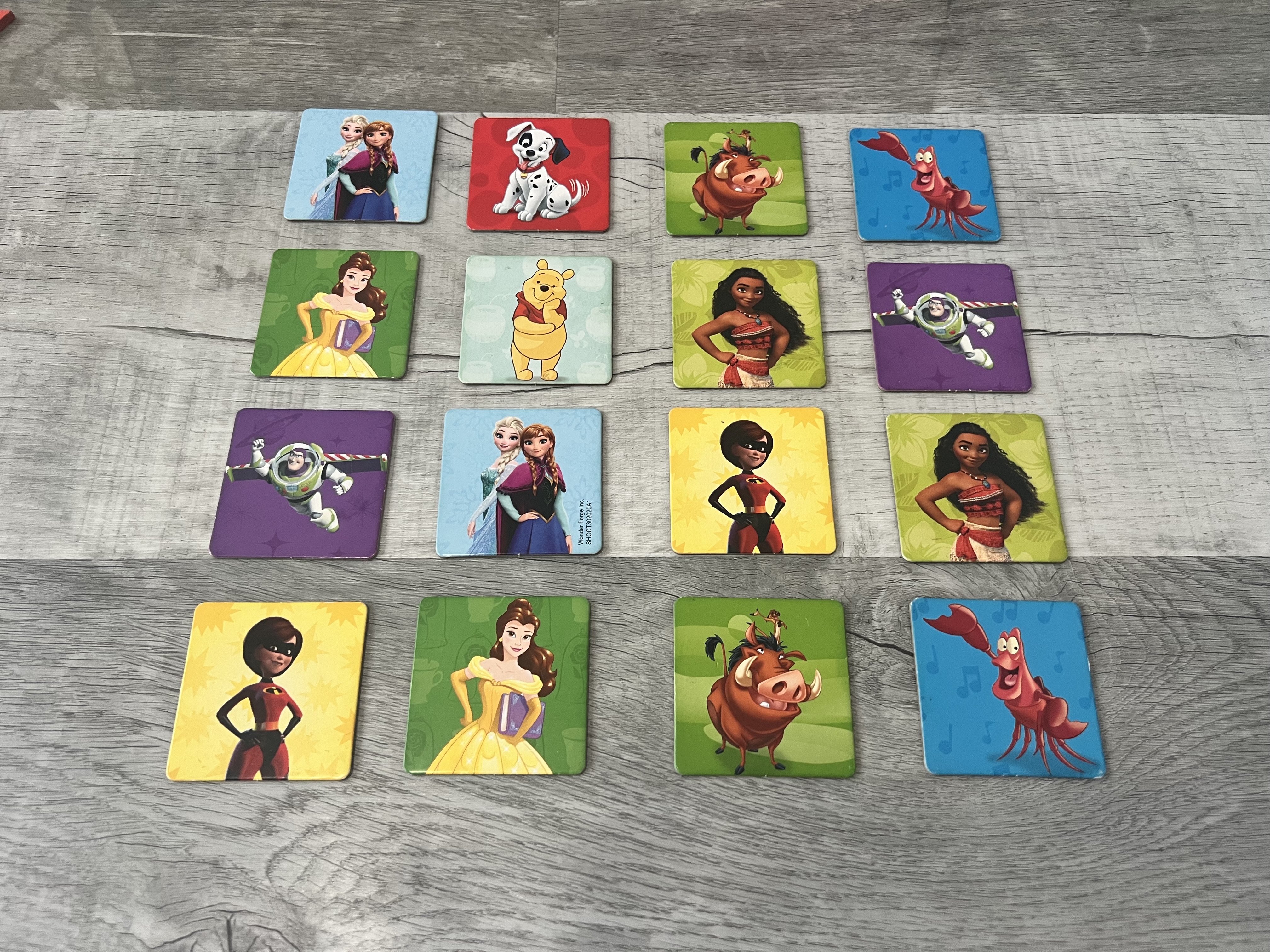 Disney memory matching cards Disney memory matching cards
