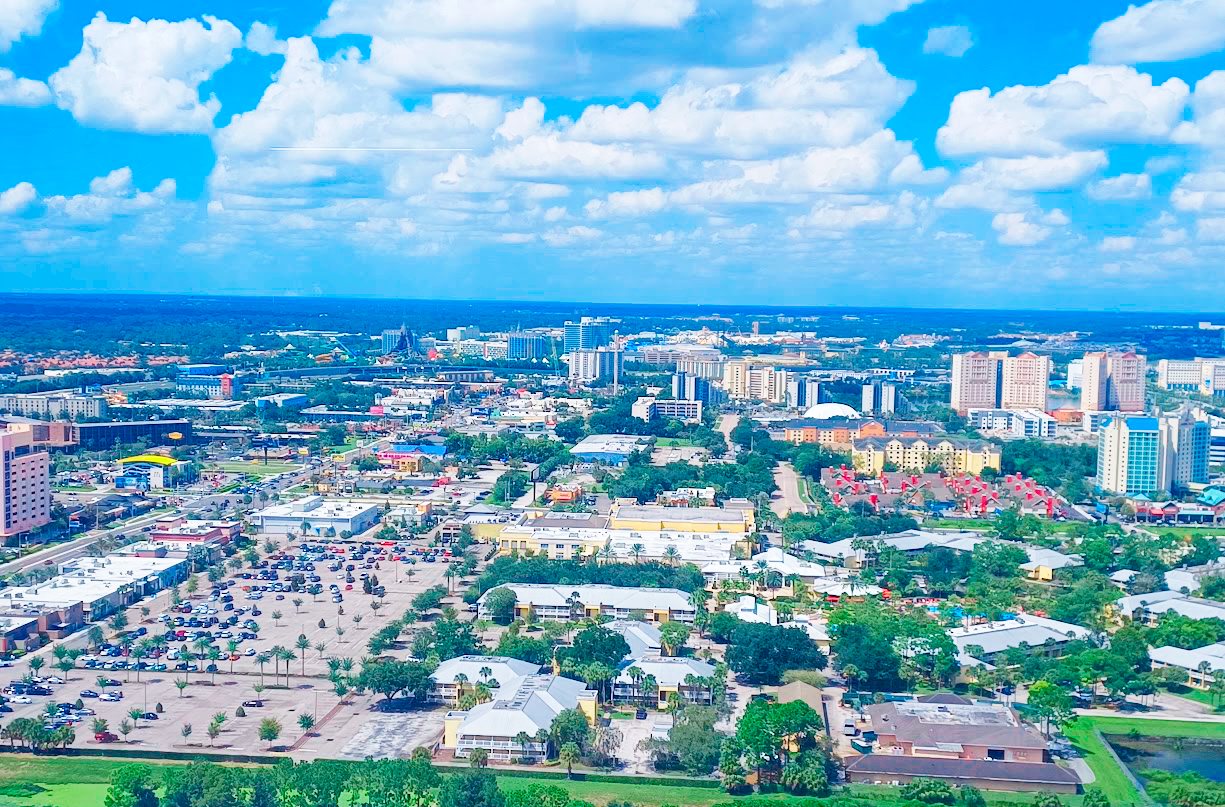 The view of Orlando from the Orlando Eye The view of Orlando from the Orlando Eye