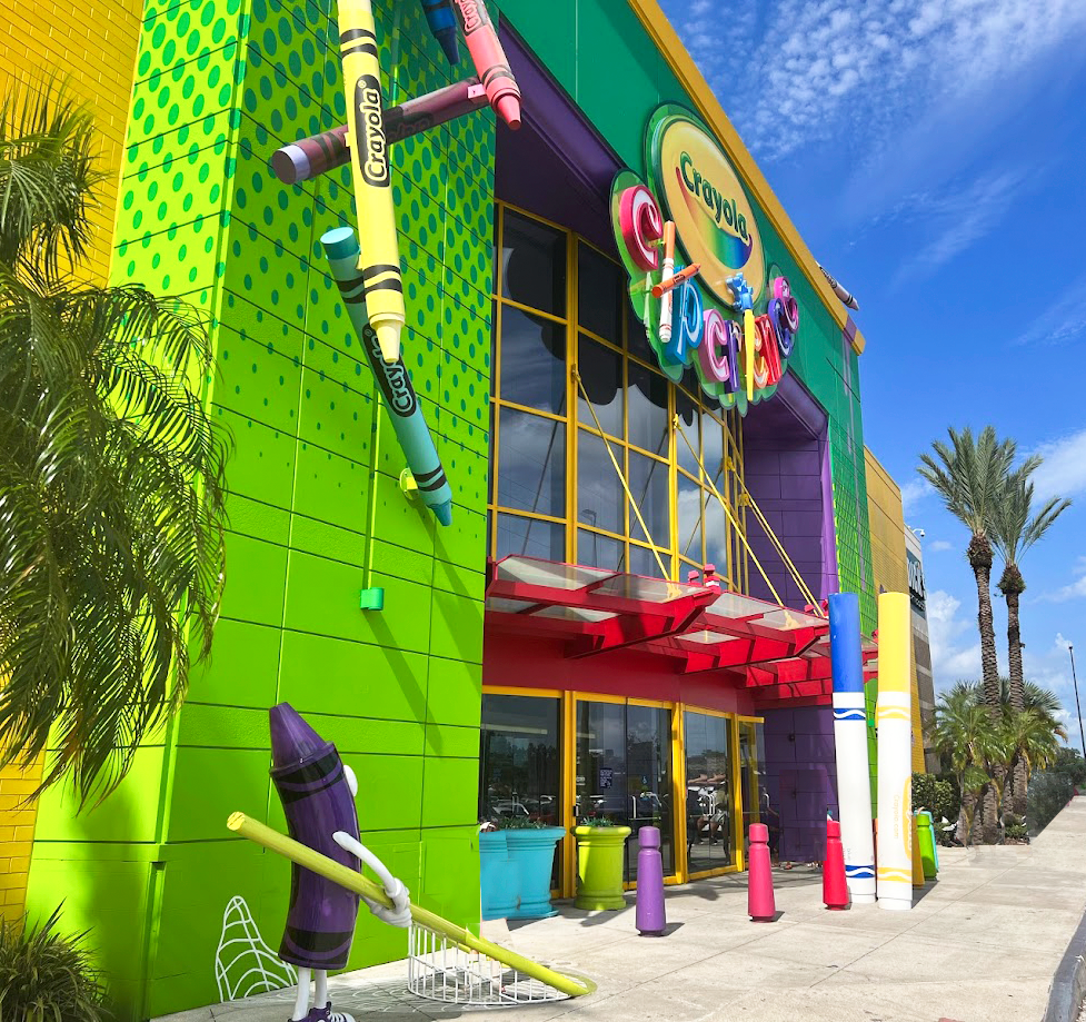 Crayola Experience building in Orlando Crayola Experience building in Orlando