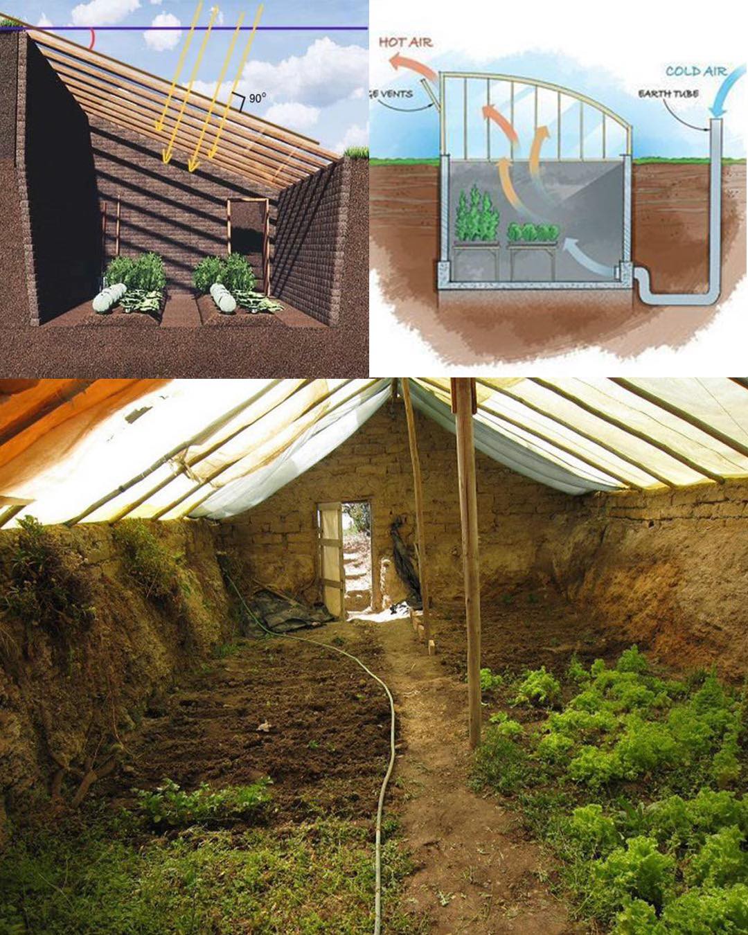 Underground Greenhouse Walipini Example 2 Underground Greenhouse Walipini Example 2