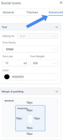 social icons customization social icons customization