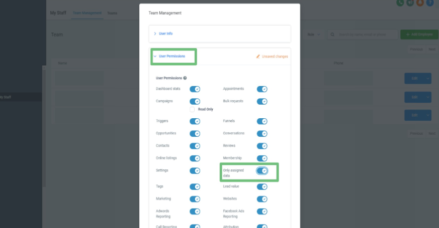 Edit User Permissions Edit User Permissions