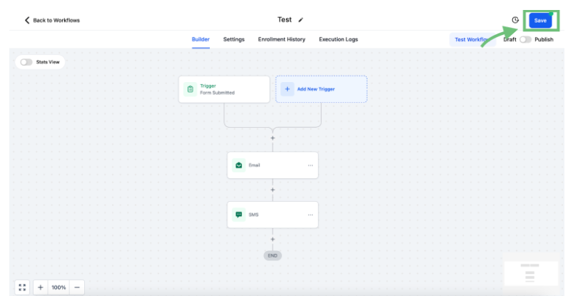 Save workflow Save workflow