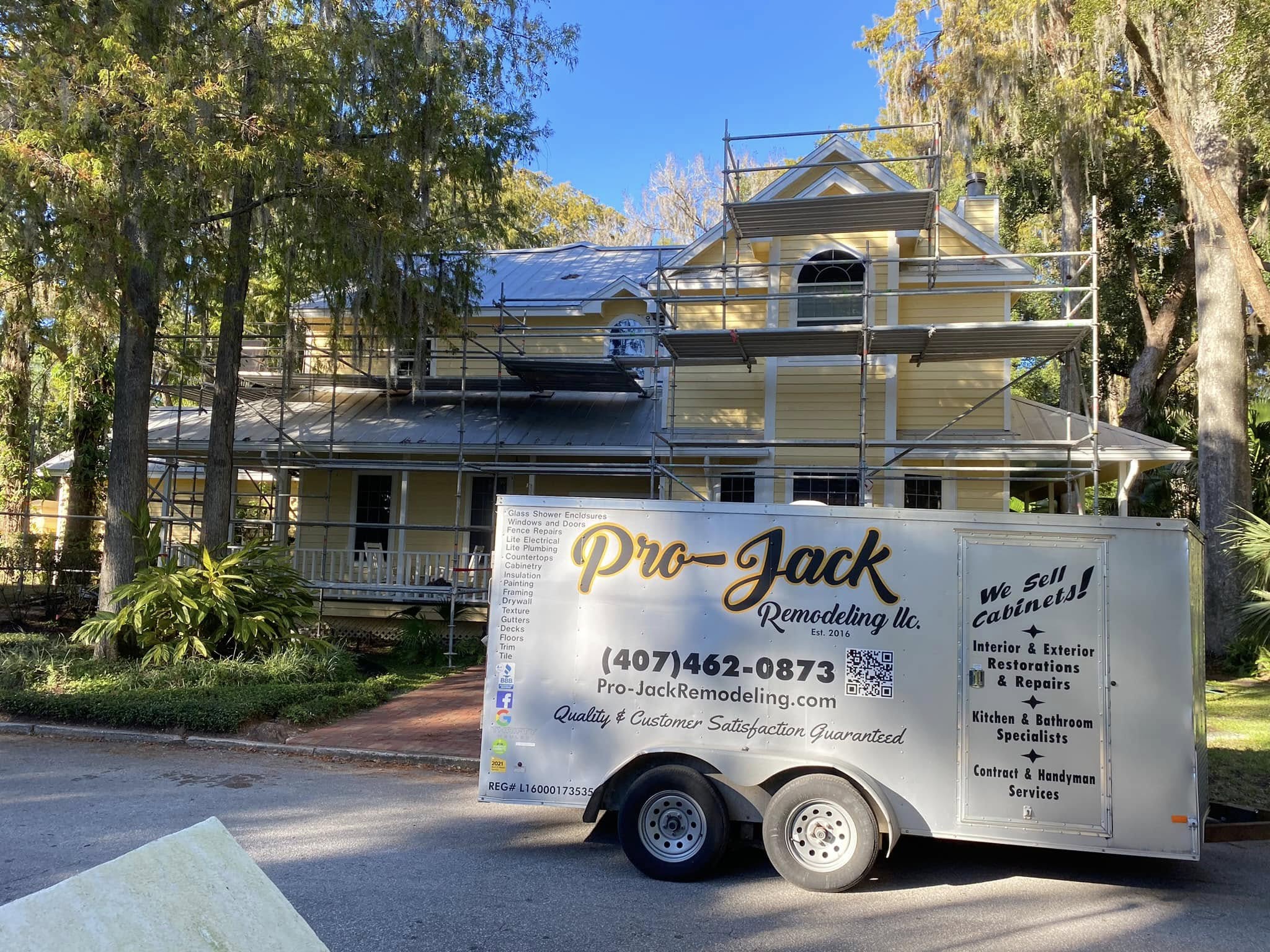 Pro Jack Remodeling team workspace with modern tools and clean layout