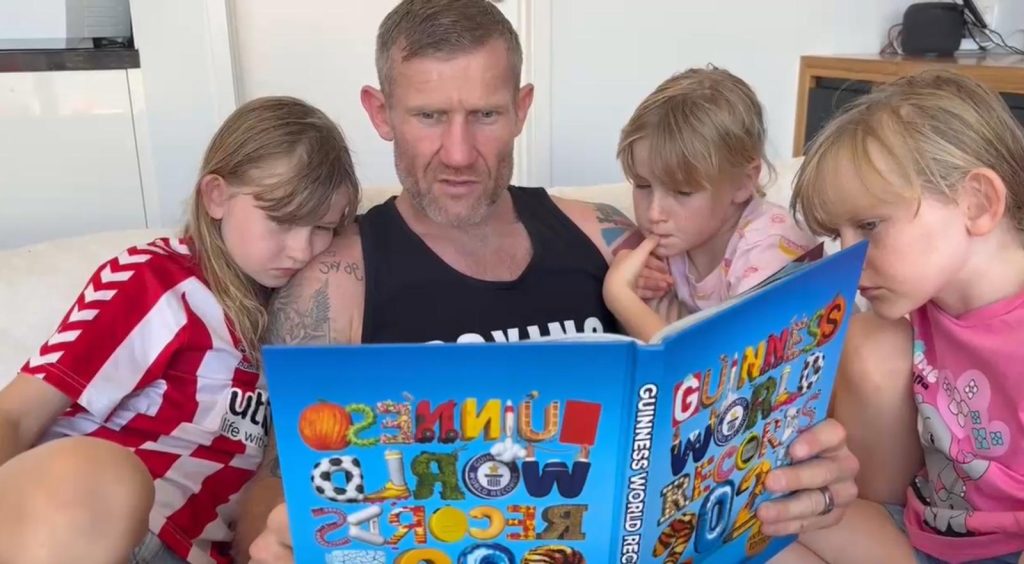 24-hour punching challenge for my daughters