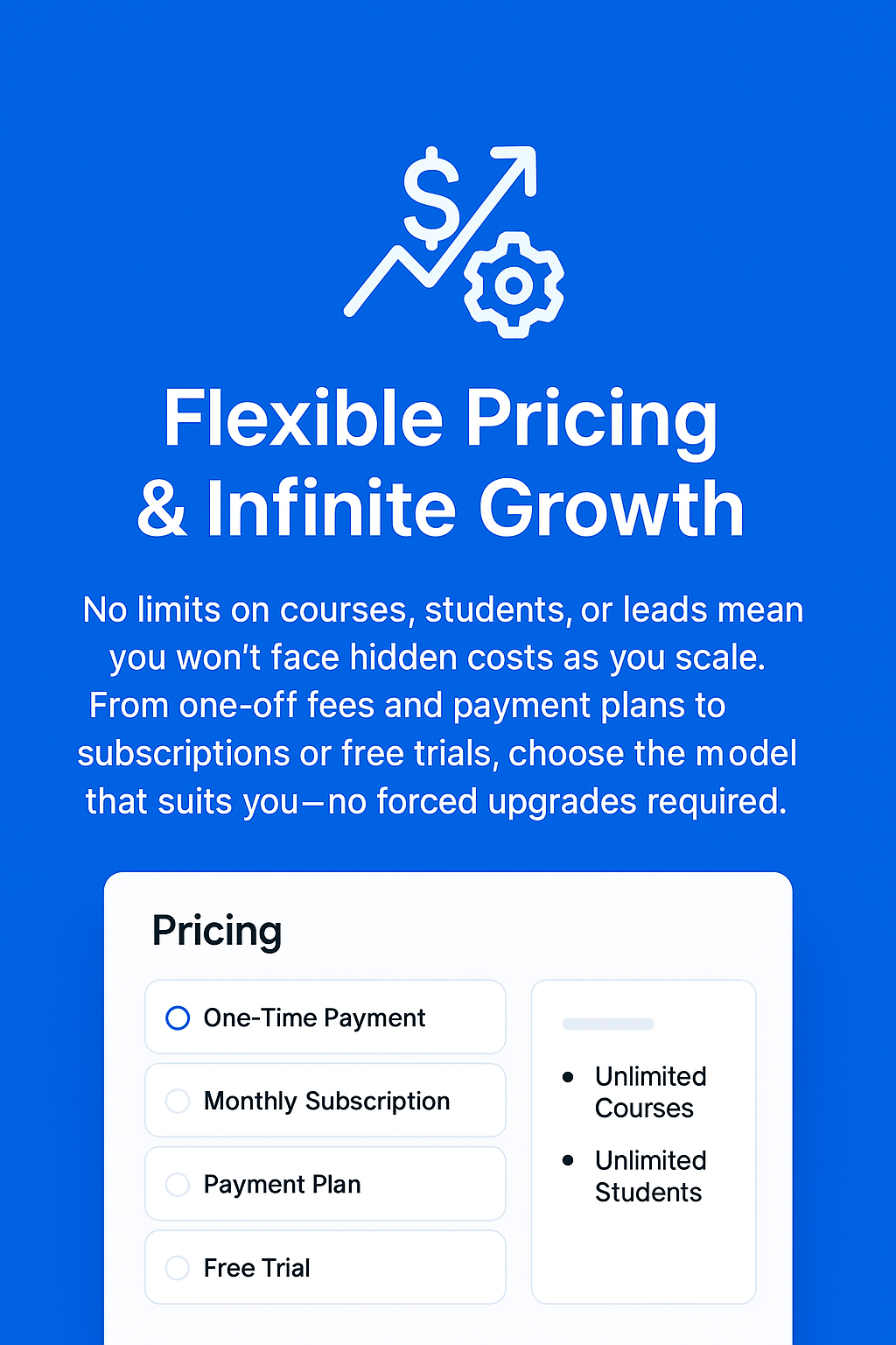 Flexible pricing illustration