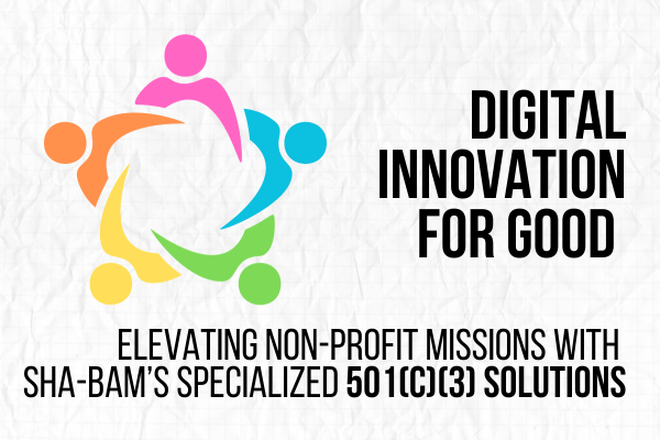 digital inovation for good: SHA-BAM partner or nonprofits