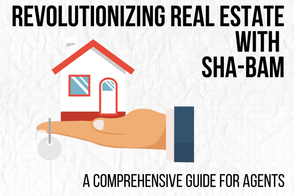 Revolutionizing Real Estate with SHA-BAM: Your High-Octane Partner Post title. Shows a mans hand holding a house and a key. 