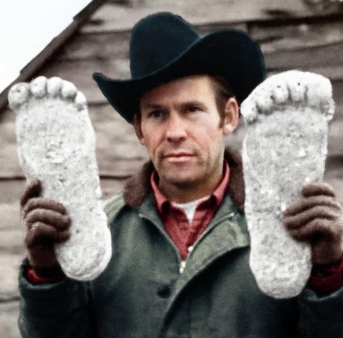 Roger Patterson with his camera.