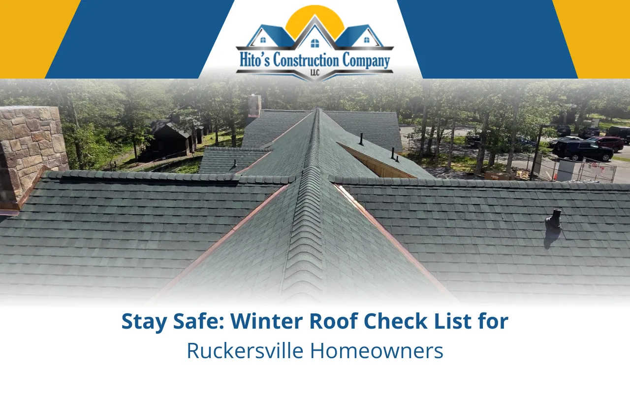 Stay Safe: Winter Roof Check List for Ruckersville Homeowners