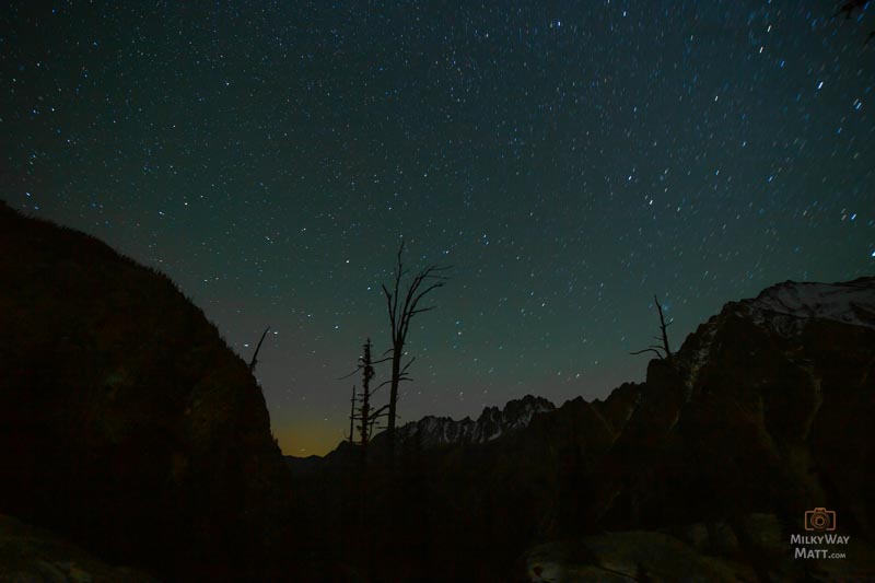 Milky Way Matt single image from star trail