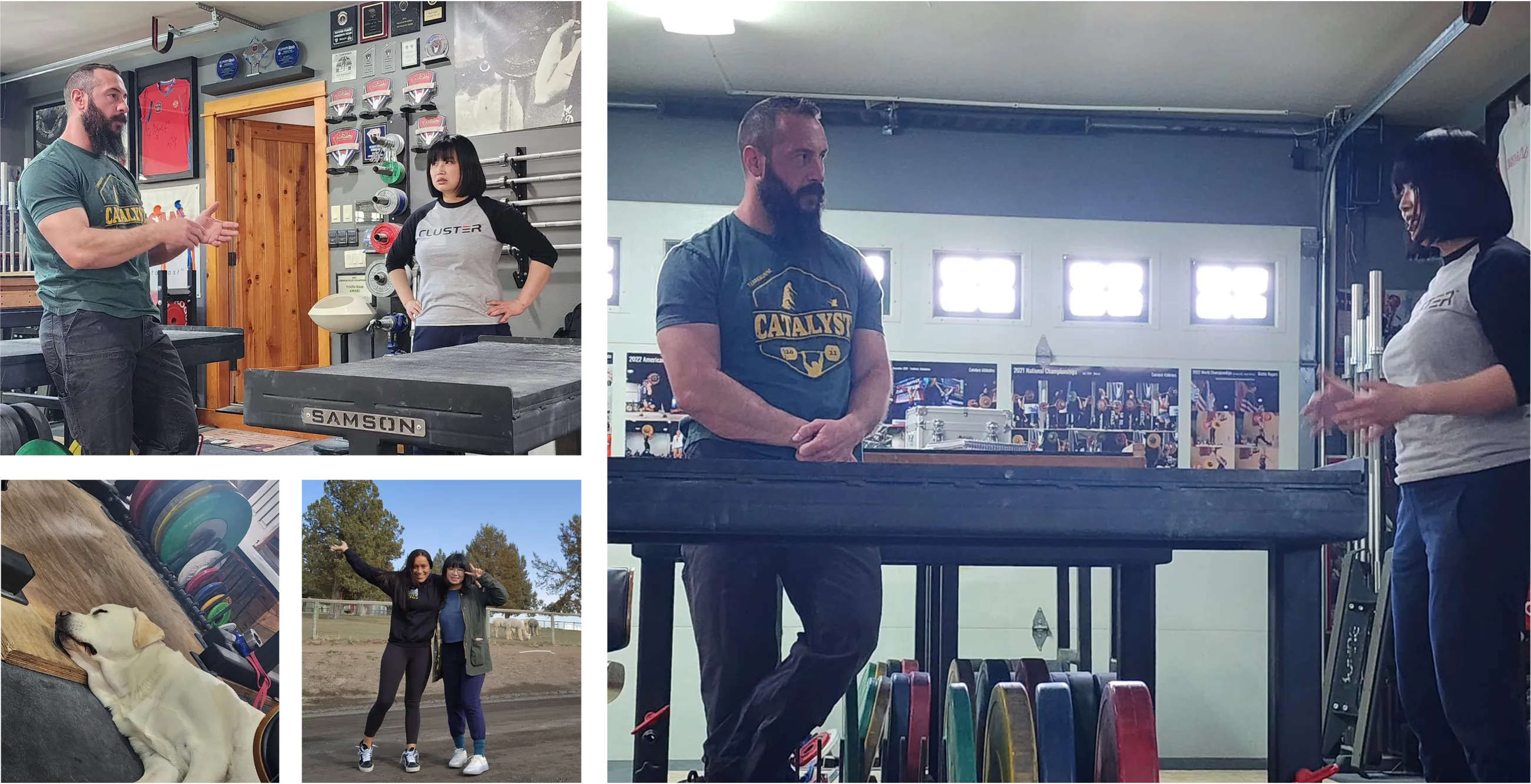 Coach Gabby visits Catalyst Athletics, discussing weightlifting techniques with Greg Everett during her U.S. tour Coach Gabby visits Catalyst Athletics, discussing weightlifting techniques with Greg Everett during her U.S. tour