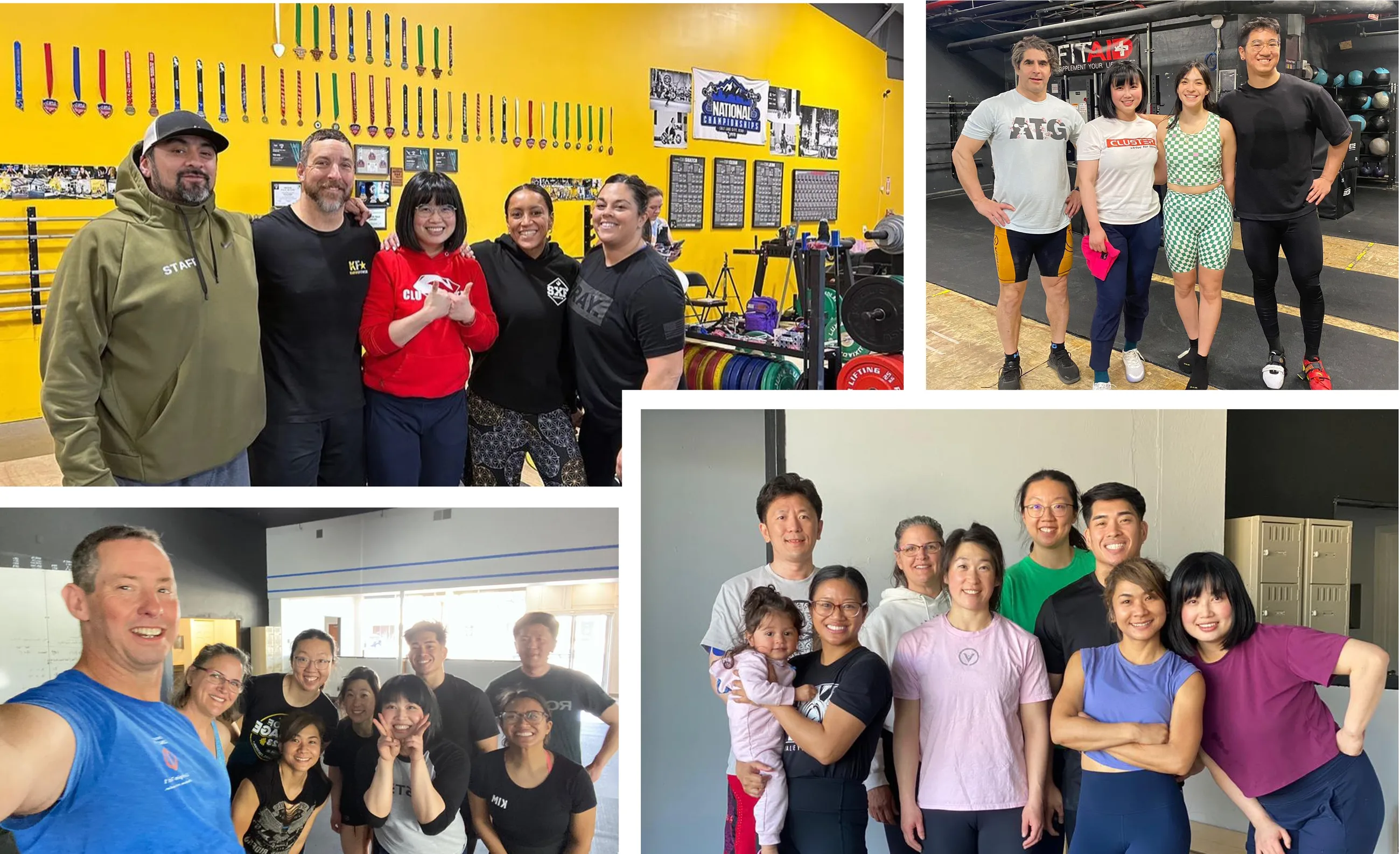 Coach Gabby engaging with weightlifting communities across the U.S., visiting gyms and connecting with athletes and trainers. Coach Gabby engaging with weightlifting communities across the U.S., visiting gyms and connecting with athletes and trainers.