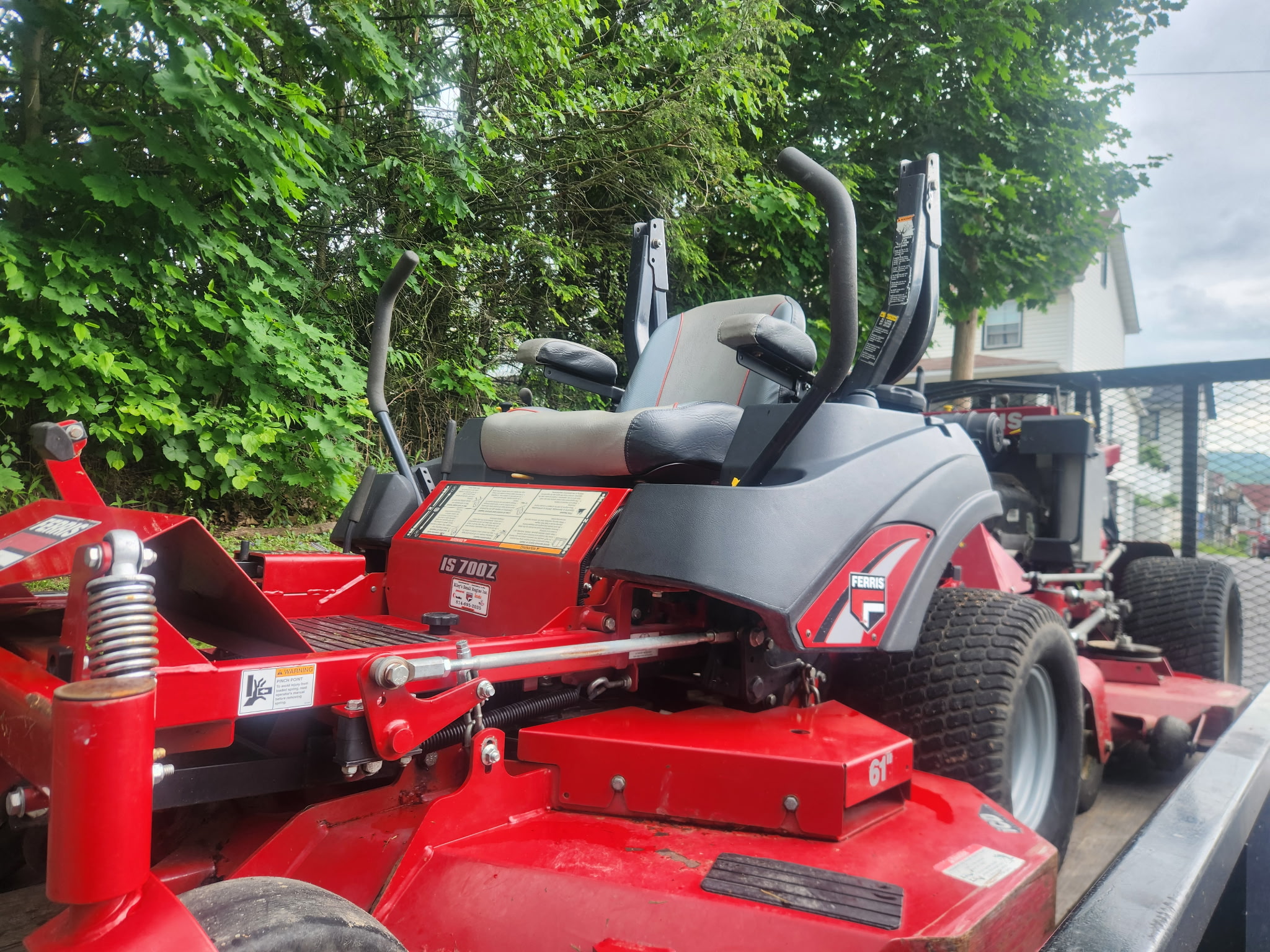Commercial lawn mower for residential lawn mowing service in Altoona