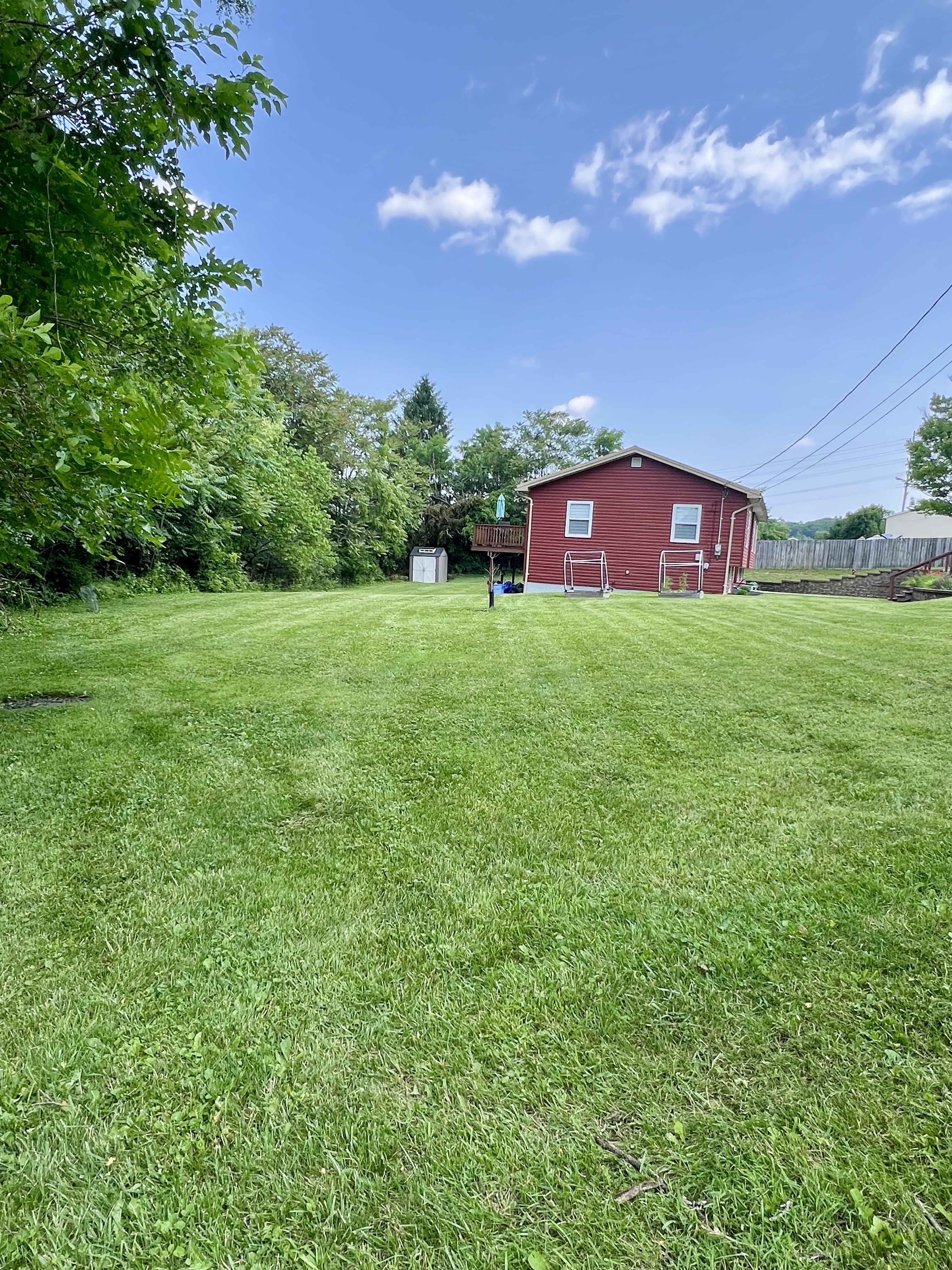After professional lawn care service in Blair County