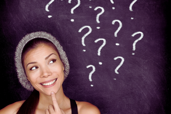 woman with questions woman with questions