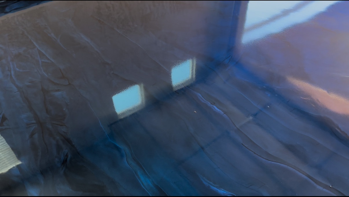 Metallic epoxy example