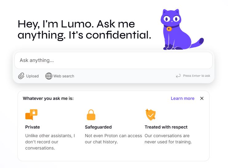 Lumo, le chatbot de Proton Lumo, le chatbot de Proton