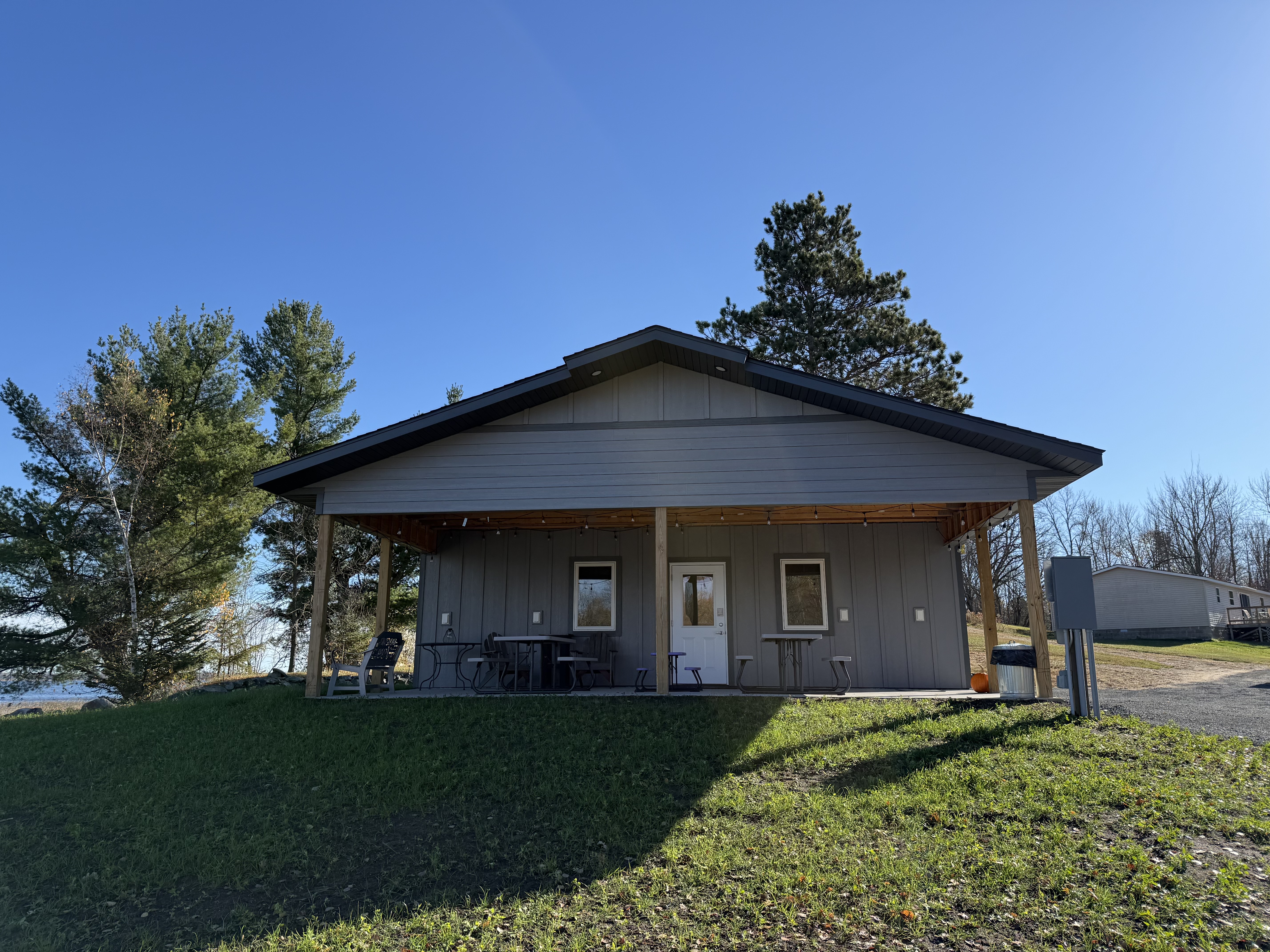 Pavilion and shower house