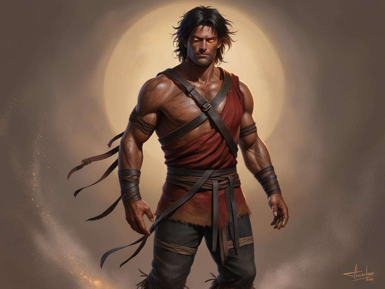 Aerun Draal - The Emberbound Blade
