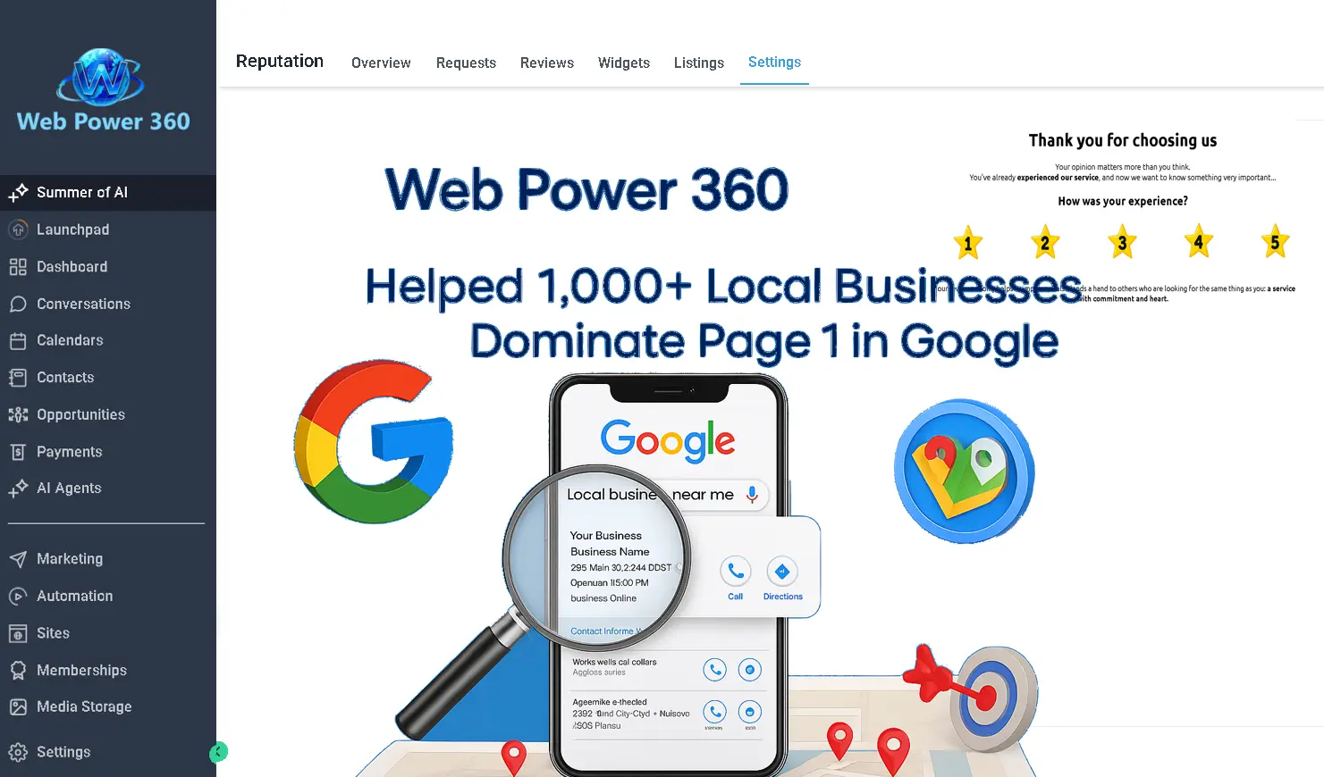 Google Reviews & Reputation